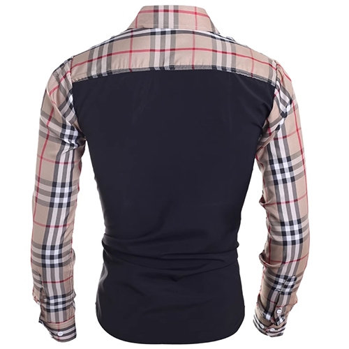 Sơ mi nam phối màu độc đáo trẻ trung năng động dáng body 1 siêu phẩm cho nam giới N57