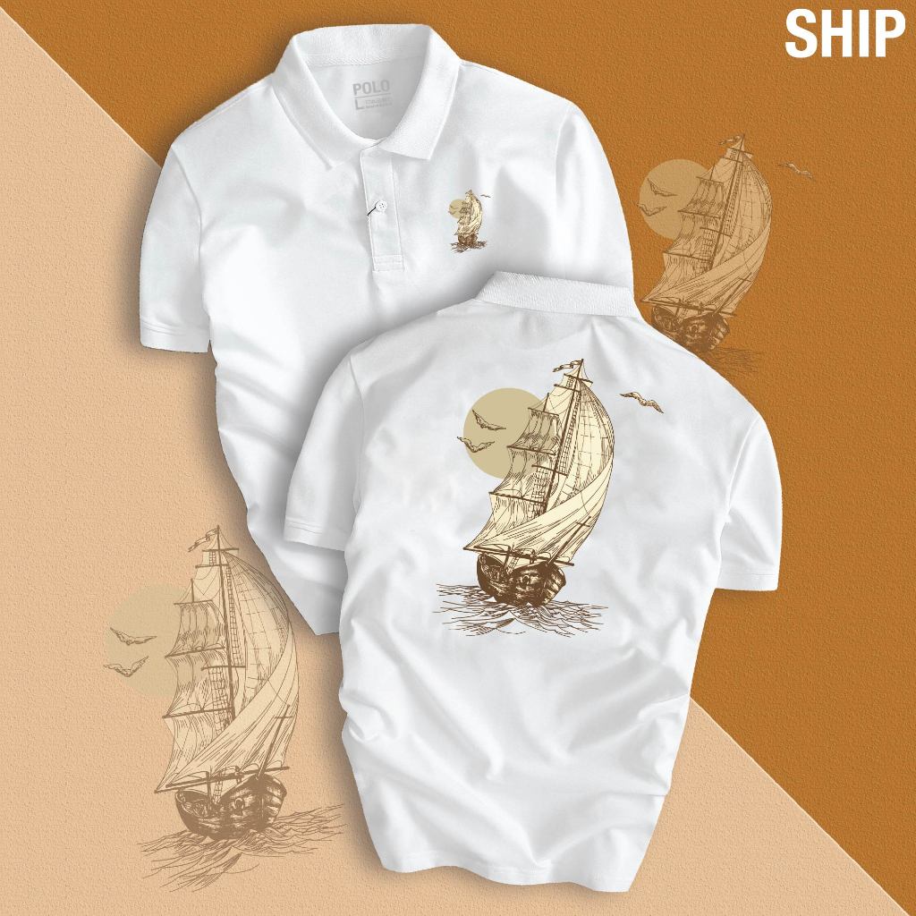 Áo POLO nam nữ Unisex SHIP THUẬN BUỒM XUÔI GIÓ SIÊU Ý NGHĨA chất liệu CVC cá sấu cao cấp thanh lịch