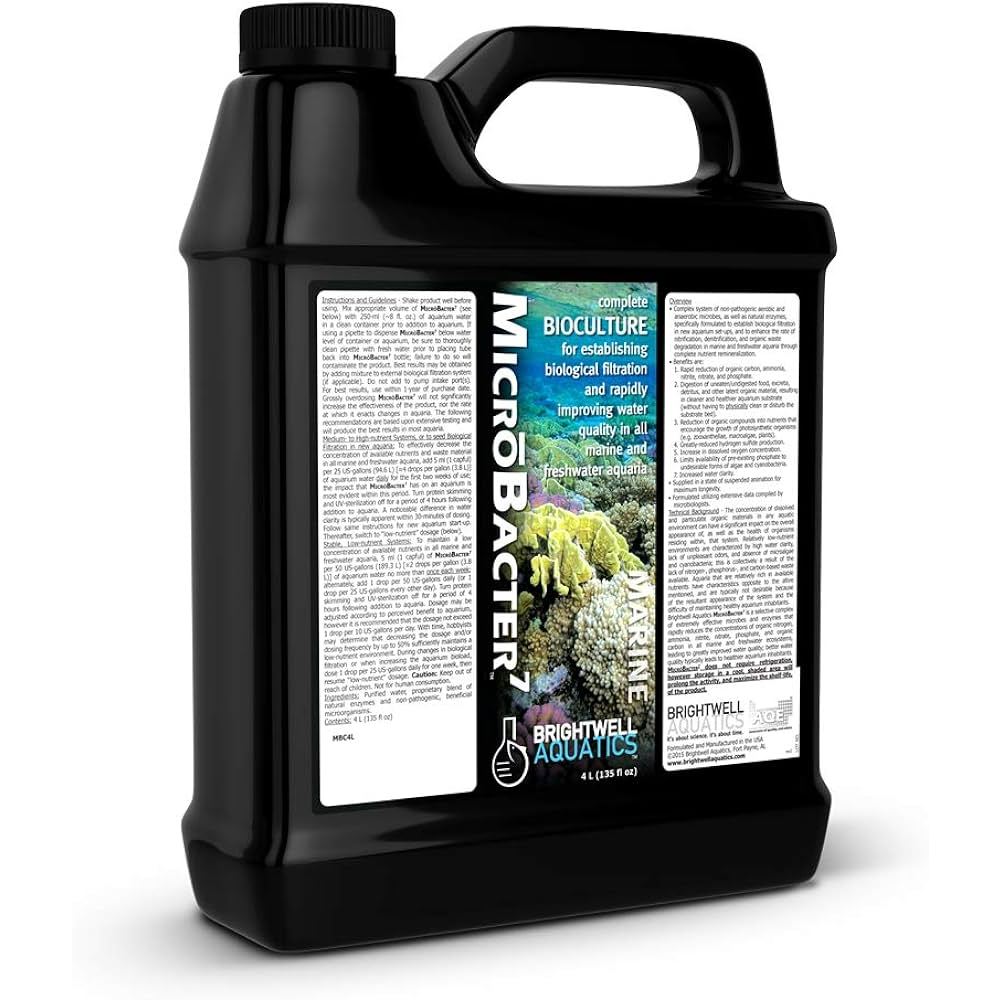Vi sinh MicroBacter 7 và Florinbacter 7 chuyên dụng cho bể thủy sinh –vi sinh cao cấp Brigh.twell Aqua.tics