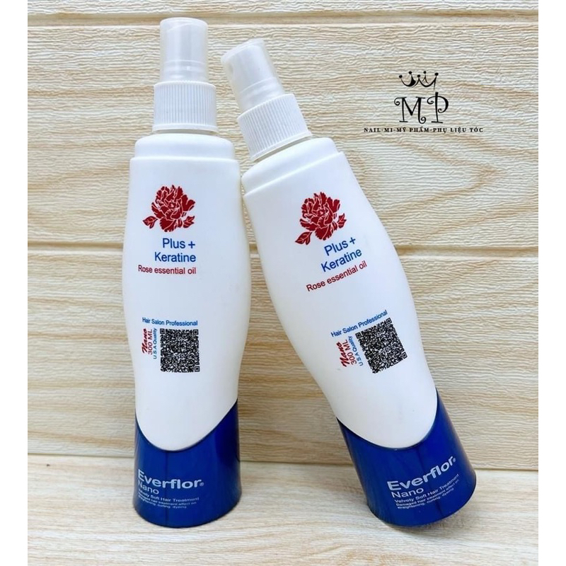 Xịt dưỡng tóc 2 pha vitamin Everflor Nano 300ml
