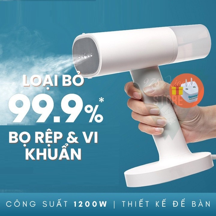 Bàn ủi hơi nước Xiaomi Mijia MJGTJ01LF - Bàn là hơi nước cầm tay công suất 1200W là thẳng các loại vải