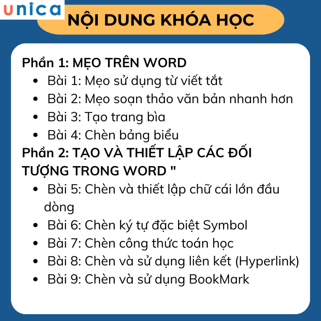 Khóa học hướng dẫn thực hành WORD từ cơ bản đến nâng cao