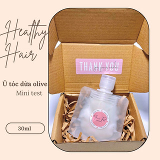 Dầu xả, ủ tóc Healthy Hair dưỡng tóc chắc khỏe mềm mượt tự nhiên 30ml Mini test