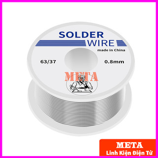 Cuộn thiếc hàn solder wire 25% lõi 0.8mm 10g/50g/100g cho mối hàn bóng đẹp
