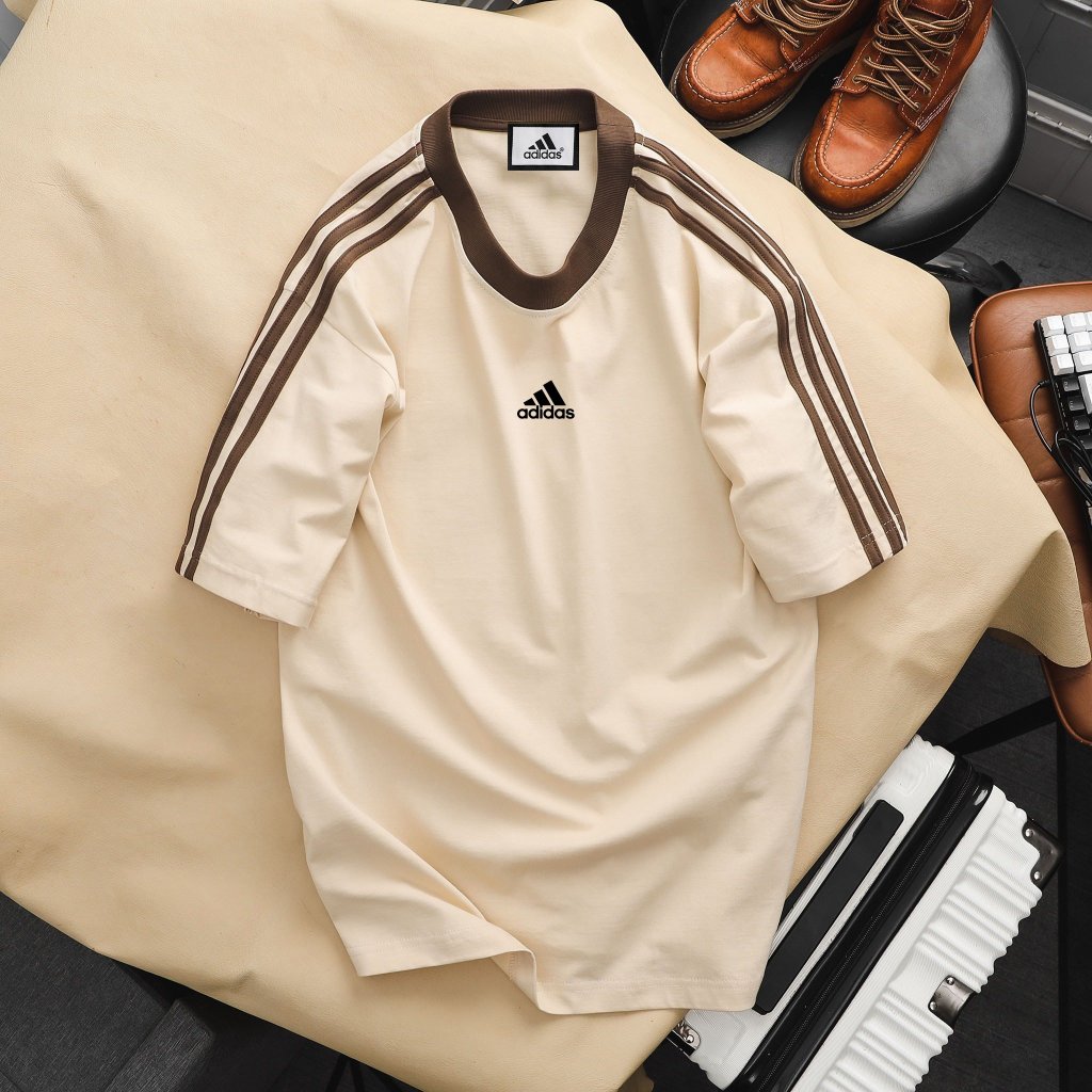 ÁO THUN NAM A.DI.DAS LOGO  ÉP CAO THÀNH CAO CẤP