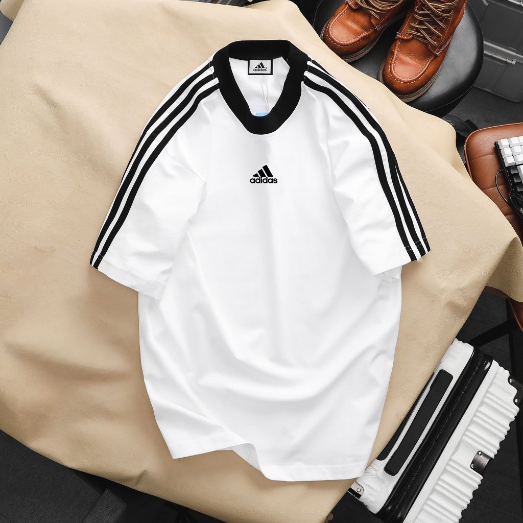 ÁO THUN NAM A.DI.DAS LOGO  ÉP CAO THÀNH CAO CẤP