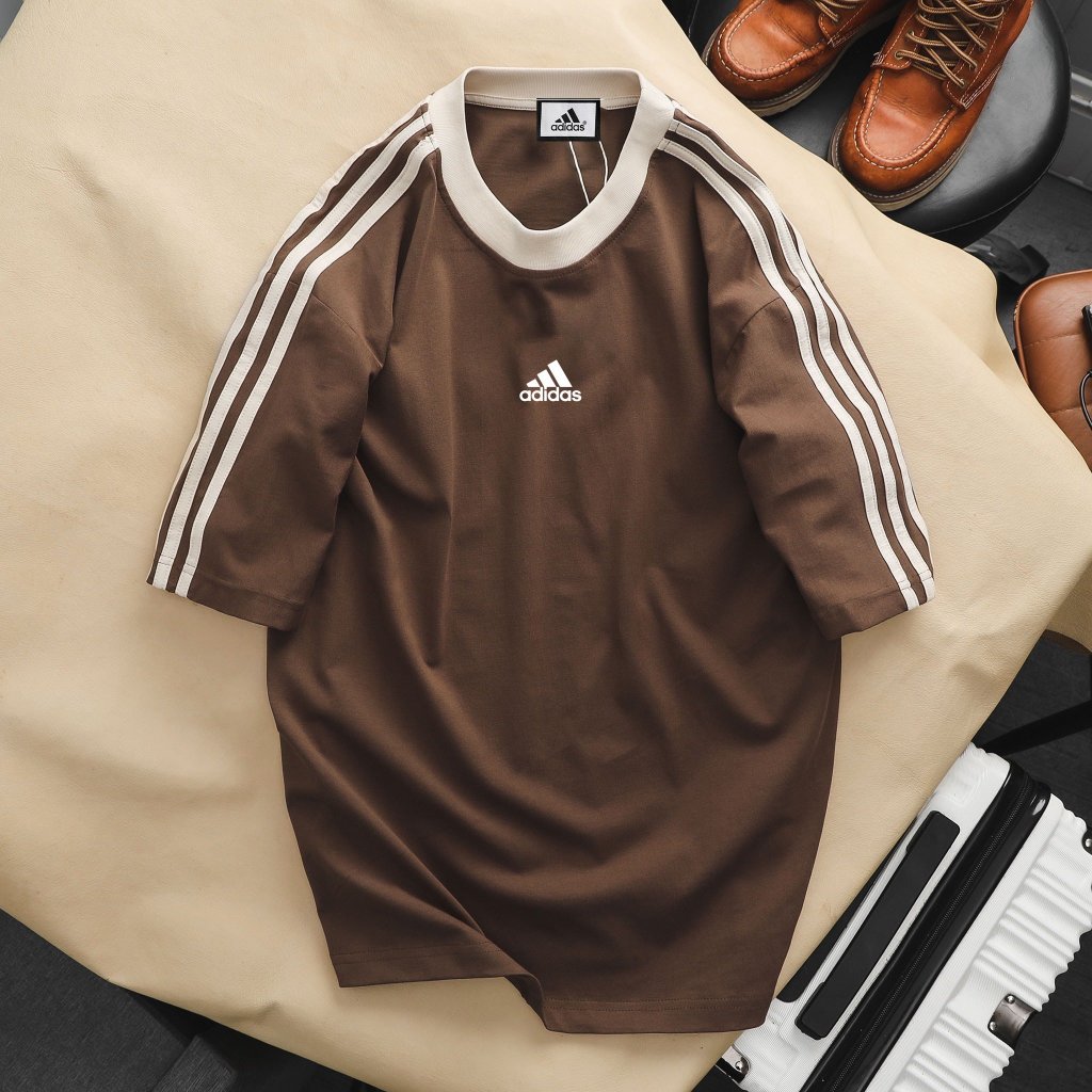 ÁO THUN NAM A.DI.DAS LOGO  ÉP CAO THÀNH CAO CẤP