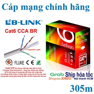 305m dây mạng Cat 6 UTP thương hiệu LB-Link chính hãng , cáp mạng, cáp lan