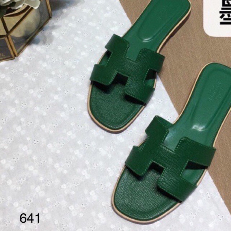 Dép lê Hm da sần no box mã 641
