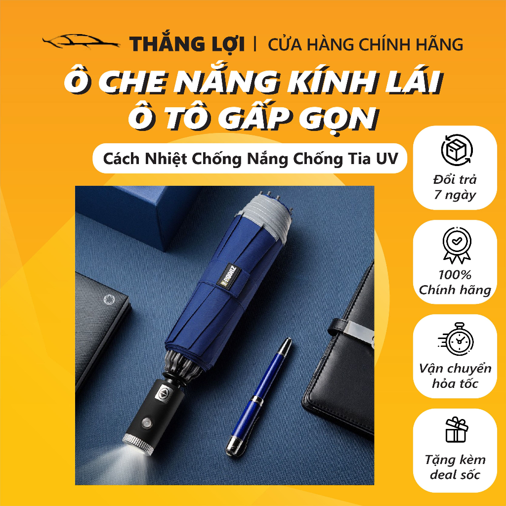 Ô Che Nắng Kính Lái Ô Tô Gấp Gọn -Dù Che Kính Lái Xe Ô Tô Bạc Cách Nhiệt Chống Nắng Chống Tia UV Hiệu Quả