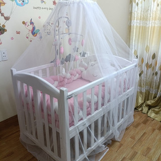 Màn + khung sơn tĩnh điện cho nôi cũi của bé