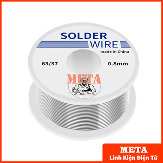 Cuộn thiếc hàn solder wire 25% lõi 0.8mm 10g/50g/100g cho mối hàn bóng đẹp
