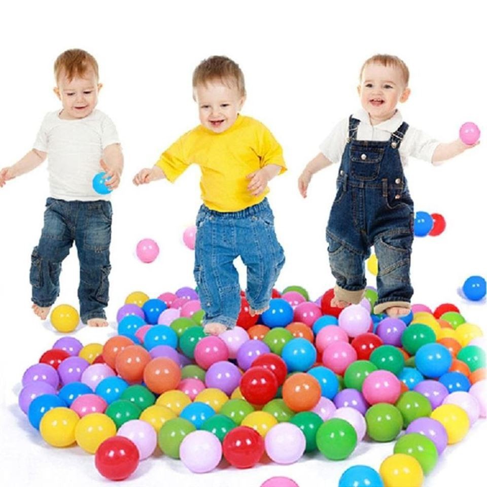 Combo 100 quả bóng nhựa cho bé vui chơi