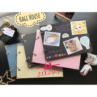Sổ dán ảnh lưu niệm sổ A4,  album ảnh tự trang trí làm quà tặng