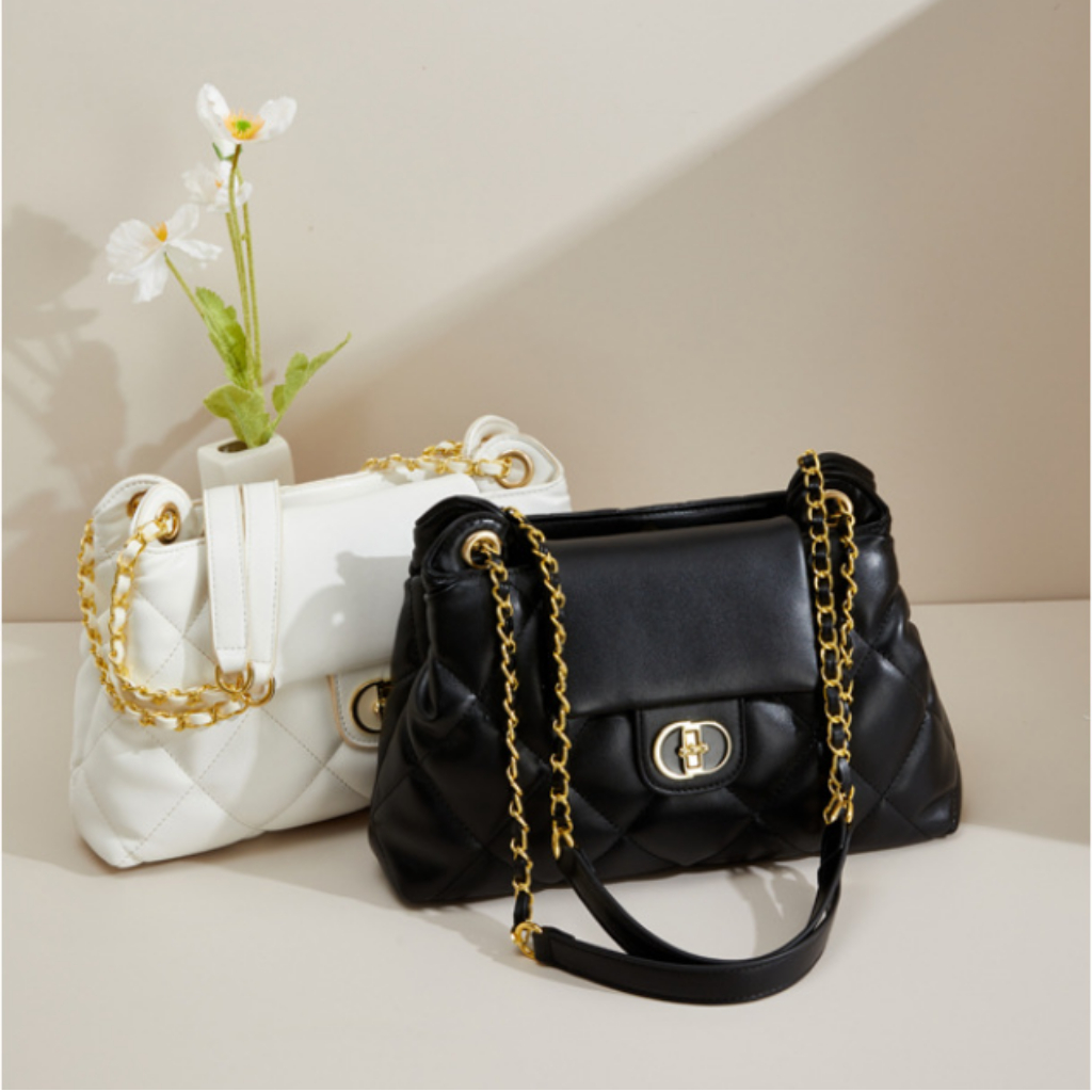 Túi xách nữ thời trang túi đeo vai trần trám da mềm ngăn rộng phong cách trẻ trung NQD88 TX105