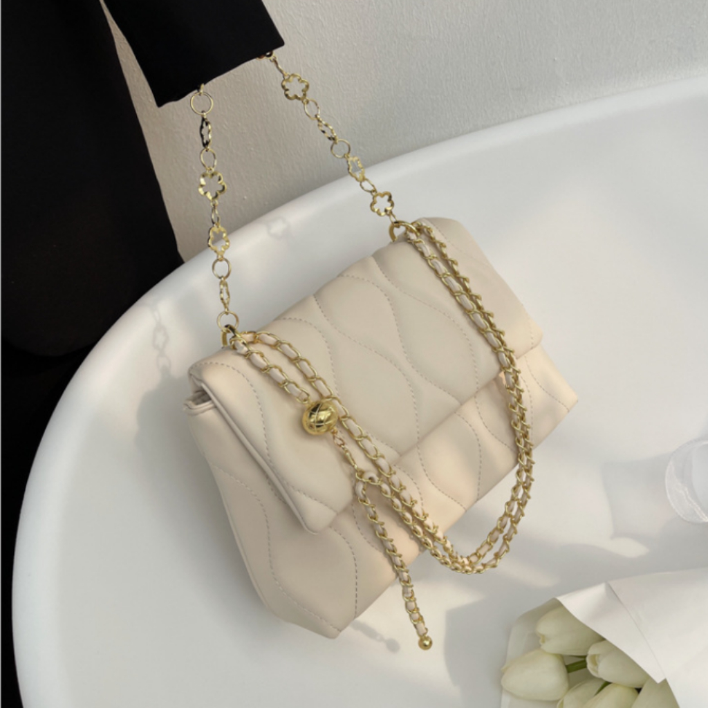 Túi xách nữ thời trang túi đeo chéo đeo vai da mềm trần trám phong cách trẻ trung sang chảnh NQD88 TX107