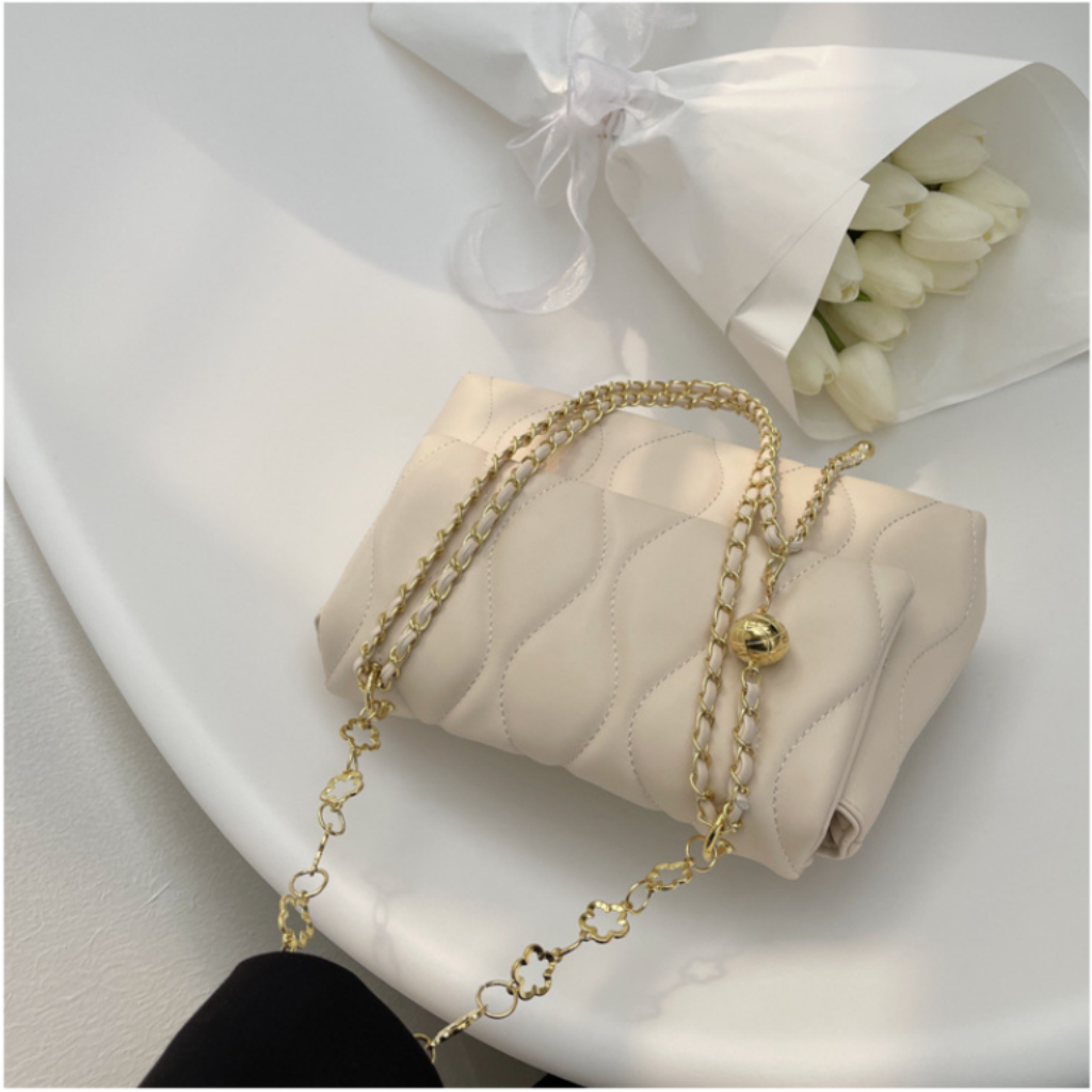 Túi xách nữ thời trang túi đeo chéo đeo vai da mềm trần trám phong cách trẻ trung sang chảnh NQD88 TX107