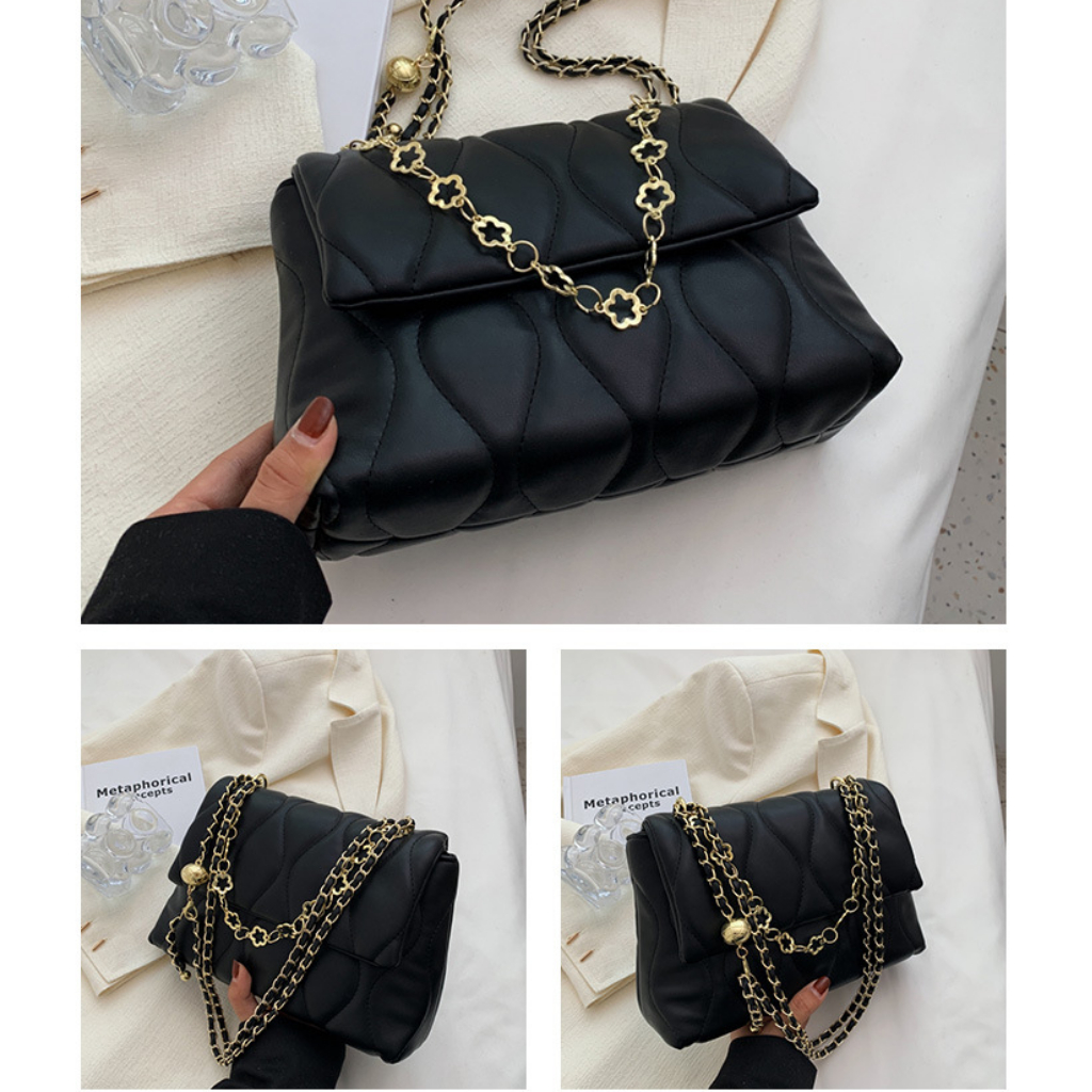 Túi xách nữ thời trang túi đeo chéo đeo vai da mềm trần trám phong cách trẻ trung sang chảnh NQD88 TX107