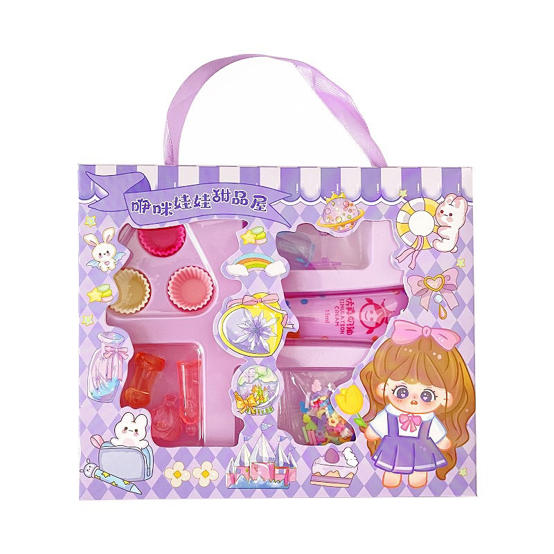 SET DIY LÀM KEM BÁNH🎂 VÀ NƯỚC XINH XẮN, SET MINI ĐÁNG YÊU