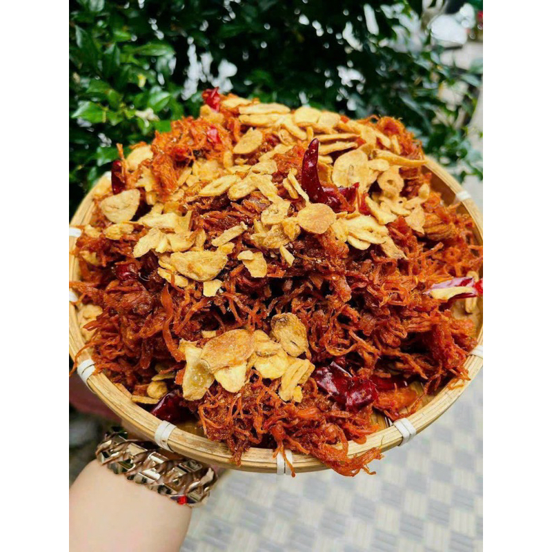 Khô heo cháy tỏi ngon