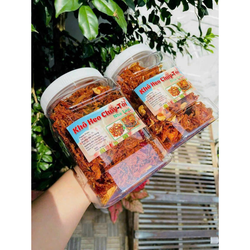 Khô heo cháy tỏi ngon
