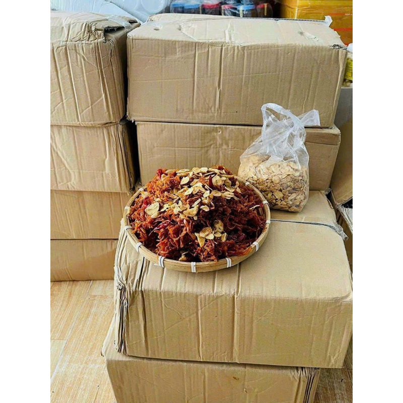 Khô heo cháy tỏi ngon