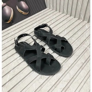 Dép Sandal Nam Quai Da, Dép sandal unisex nam quai da bò thật Hàng Chuẩn Cao Cấp