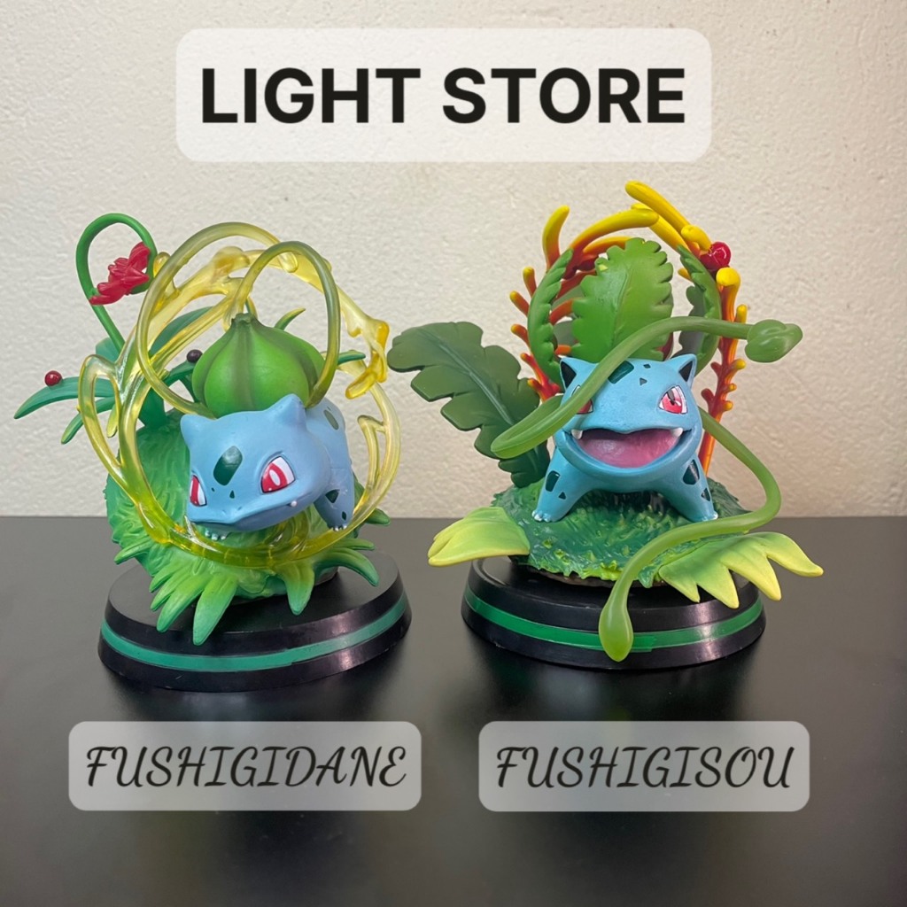 MÔ HÌNH NHÂN VẬT Fushigibana TRONG ANIME POKEMON, SƯU TẦM TRANG TRÍ DECOR, BỘ QUÀ TẶNG, LIGHT STORE MOHI (TẶNG LE