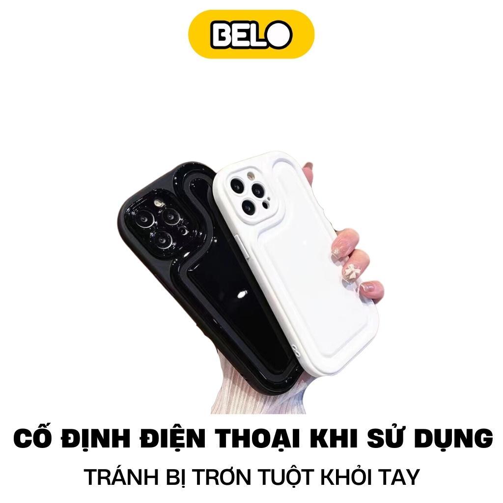 Ốp lưng iphone Silicone chống sốc trong suốt bo tròn cho 7plus/8/8plus/x/xr/xs/11/12/13/14/pro/max/plus/promax - Belo