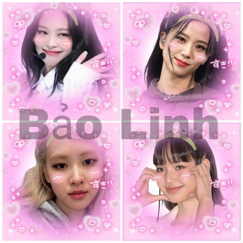 Sticker niêm phong blackpink đọc ở phẩn mô tả sp ạ