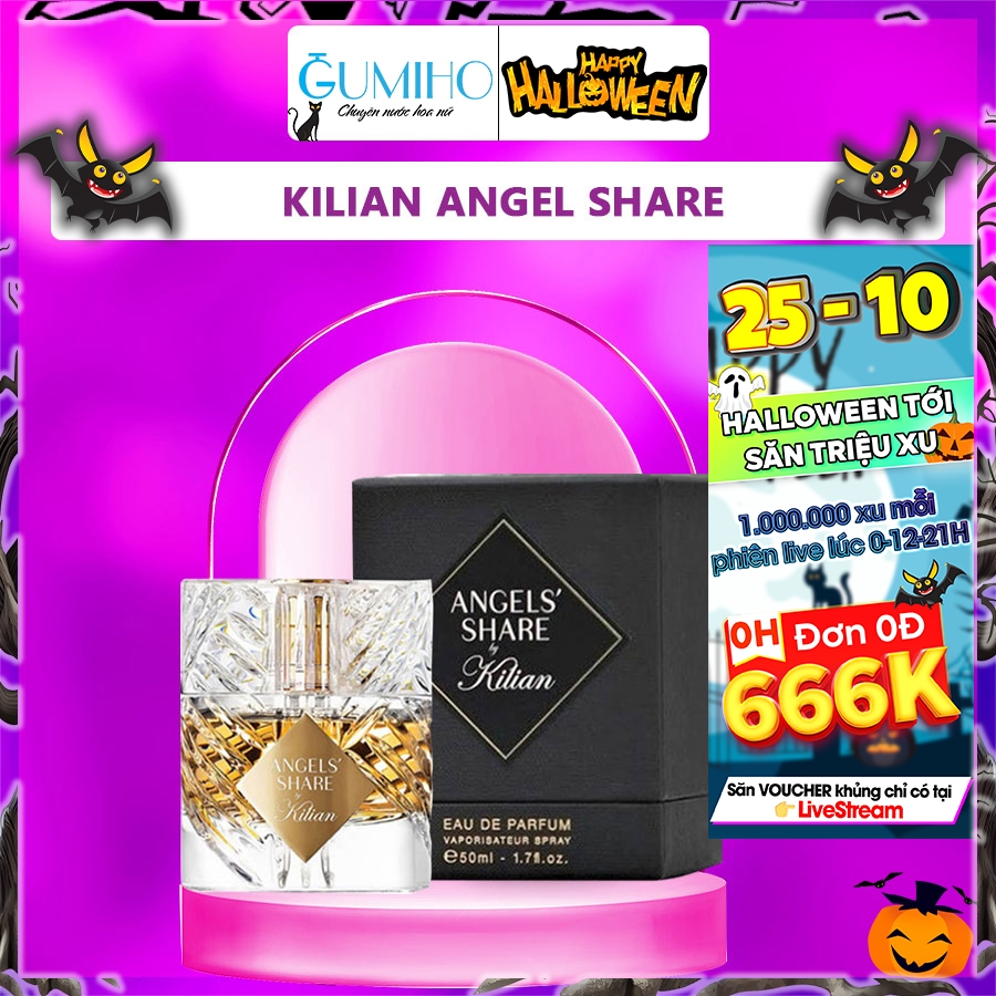 Nước hoa Unisex nam nữ Kilian Angel's Share - ʀượᴜ ɴɢọᴛ ʟàᴍ ᴛᴀ đắᴍ sᴀʏ sɪêᴜ ᴘʜẩᴍ 𝟸𝟶𝟸𝟶 - Gumiho Perfume