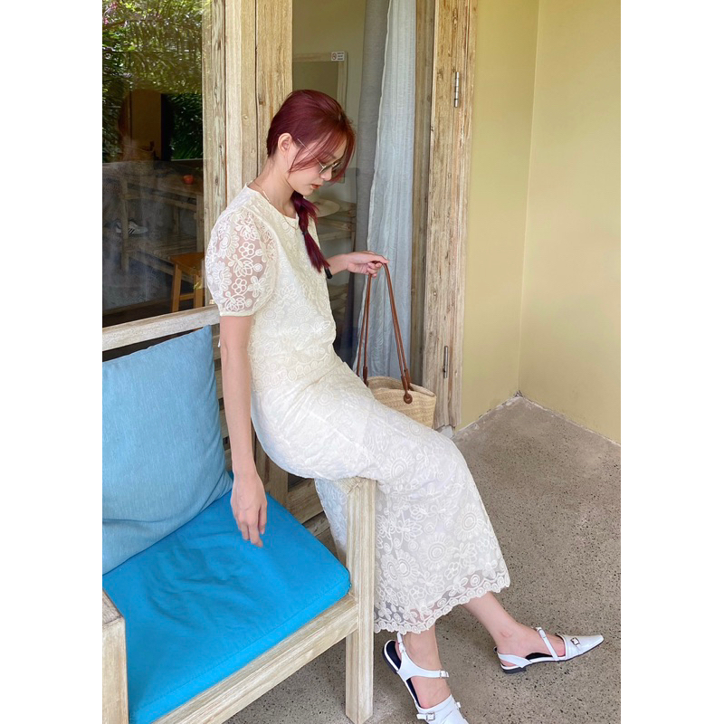 𝐗𝐚𝐯𝐢𝐚 𝐒𝐞𝐭 - Set ren hoa nổi