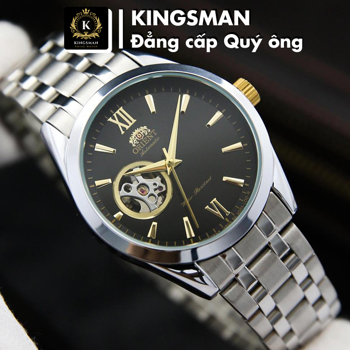 Đồng Hồ Cơ Nam Tự Động Automatic Lộ Máy Dây Thép Đặc Orient Trẻ Trung, Năng Động, Đẳng Cấp - Kingsman Watch