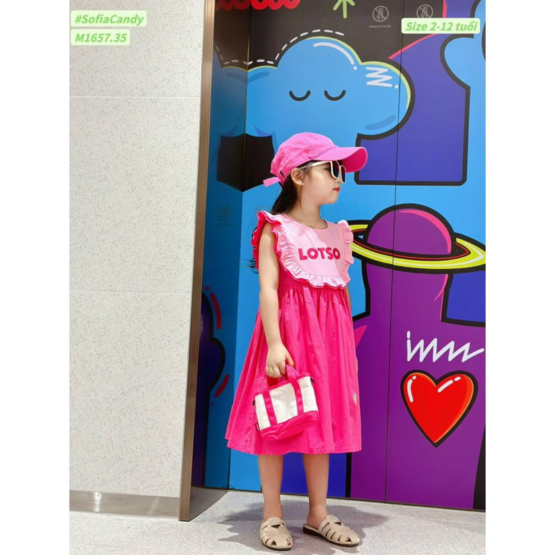 Váy bé gái v555 nhà mộc baby store 10-30kg