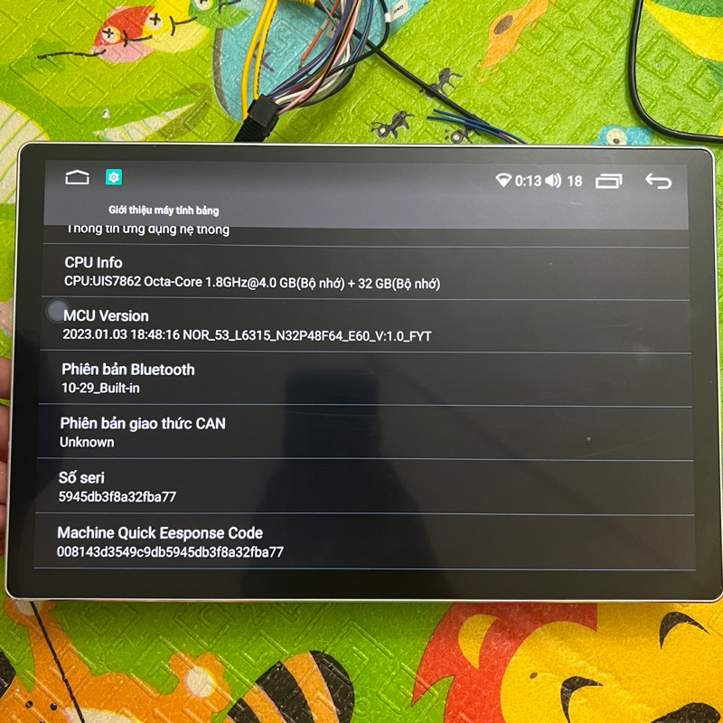 Màn hình Android ô tô 13.1 inch  TexPad TX8 Limited Edition  Bảo hành 18 tháng