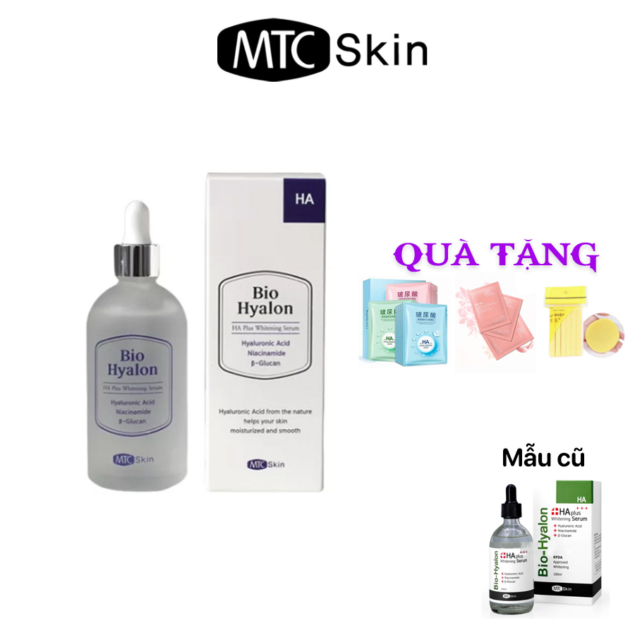 HA Plus Whitening SERUM MTC (Bio-Hyalon) - Serum cấp ẩm, trắng sáng da Chính Hãng