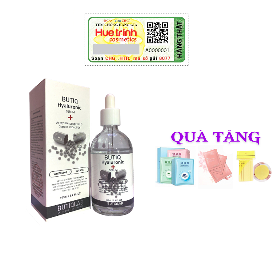 Serum HA Butiq Hàn Quốc 100ml, Sáng Da, Cấp Ẩm Chính Hãng