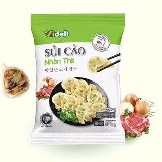 Sủi cảo nhân thịt videli - túi 500g