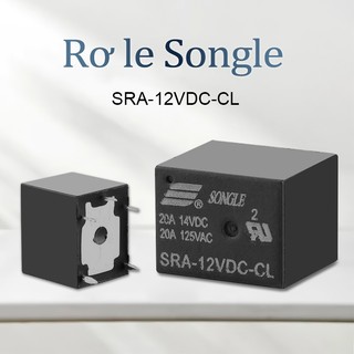 Relay songle sra 5vdc 12vdc 24vdc 5 chân sra-05vdc-cl sra-12vdc-cl sra-24vdc-cl 20a