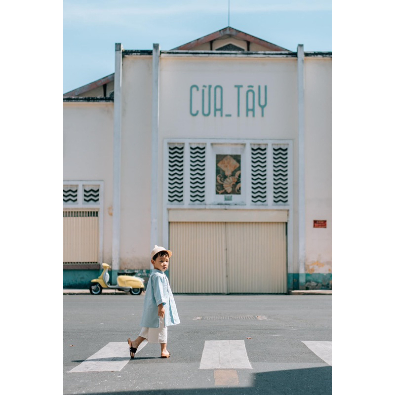 Áo dài em bé trai tiểu diên hỵ nanci