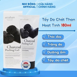 Tẩy Da Chết - Tẩy Tế Bào Da Chết Chiết Xuất Từ Than Hoạt Tính Arrahan Hàn Quốc 180ml