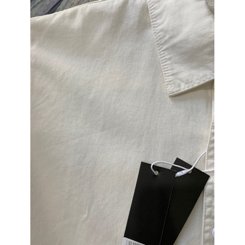 Áo sơ mi dài tay kaki nam denim from âu rộng rãi, dày dặn