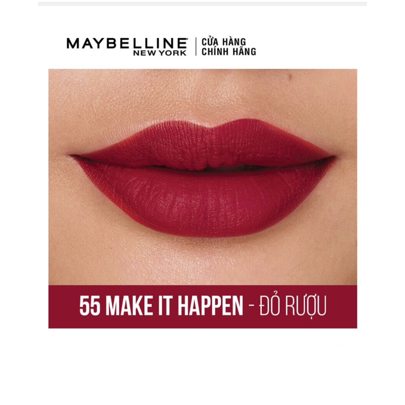 XẢ KHO SON BÚT CHÌ MỊN LÌ MAYBELLINE SUPER STAY INK CRAYON MÀU 55