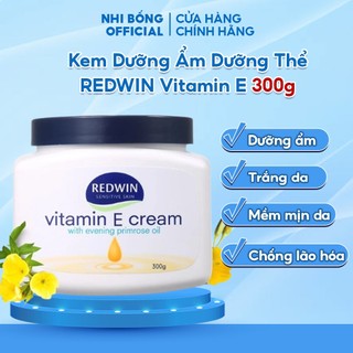 Kem Dưỡng Ẩm Dưỡng Thể Redwin Vitamin E With Evening Primrose Oil Úc 300g