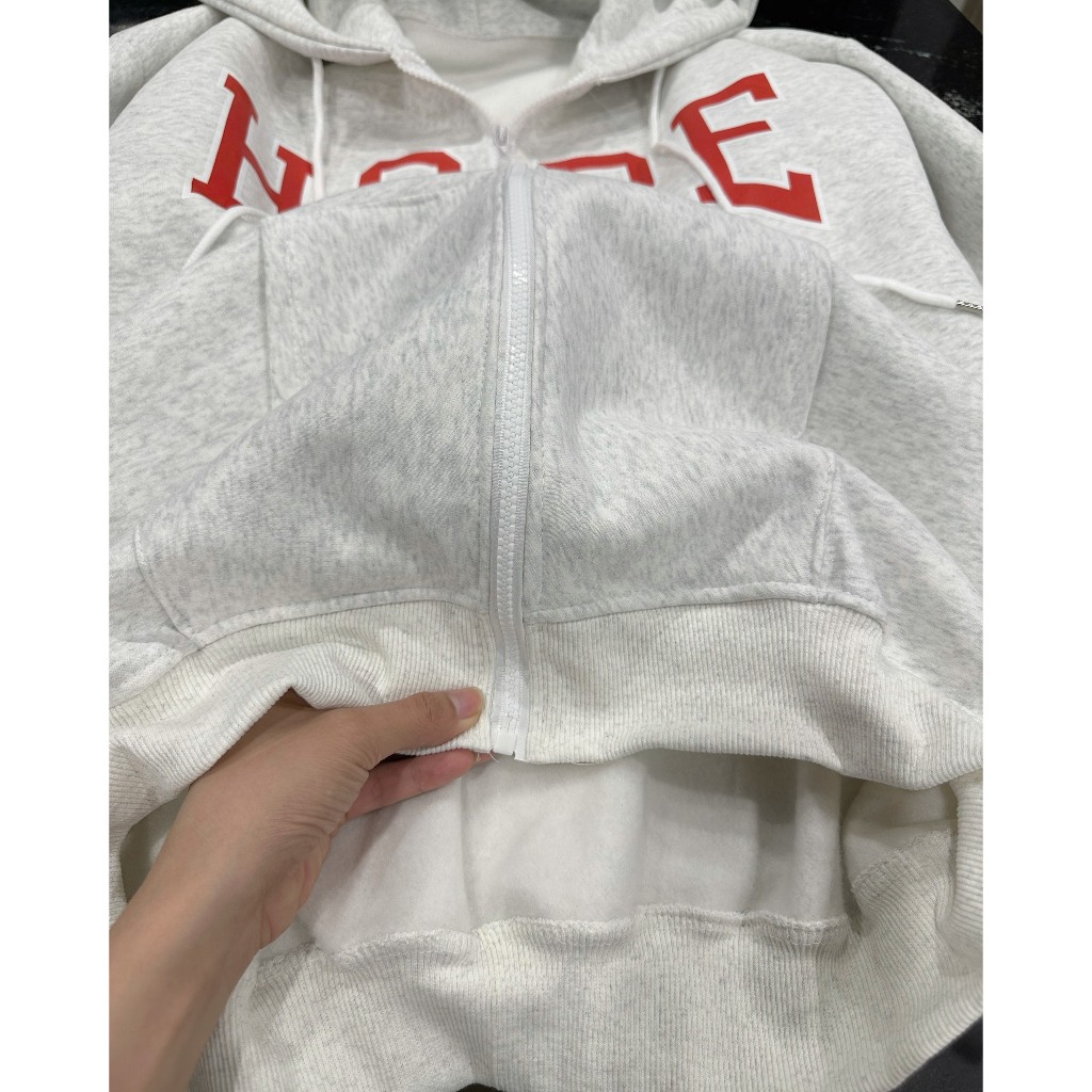 Áo khoác Unisex,hoodie nỉ bông màu xám tiêu freesize mũ to hai lớp in chữ Hope thời trang trẻ trung,cao cấp