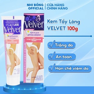 Kem Tẩy Lông Velvet Cho Da Nhạy Cảm Depilatory Nga 100ml