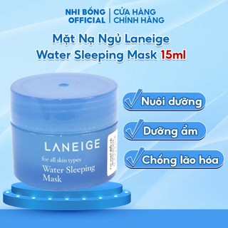 Mặt Nạ Ngủ Laneige Water Sleeping Mask Hàn Quốc 15ml [HÀNG AUTH HÀN QUỐC]