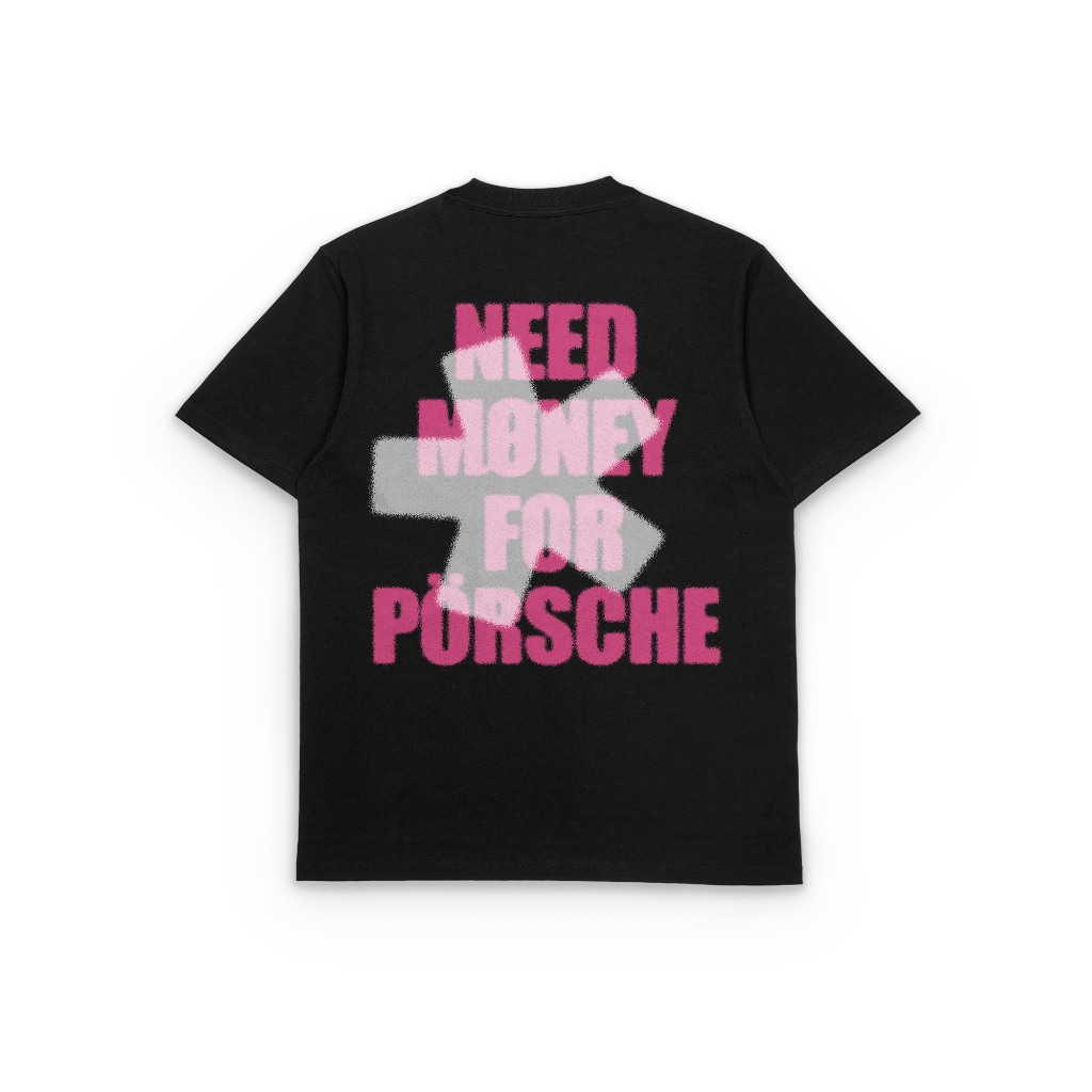 Áo Thun VITALITÉ PORSCHE TEE - ĐEN
