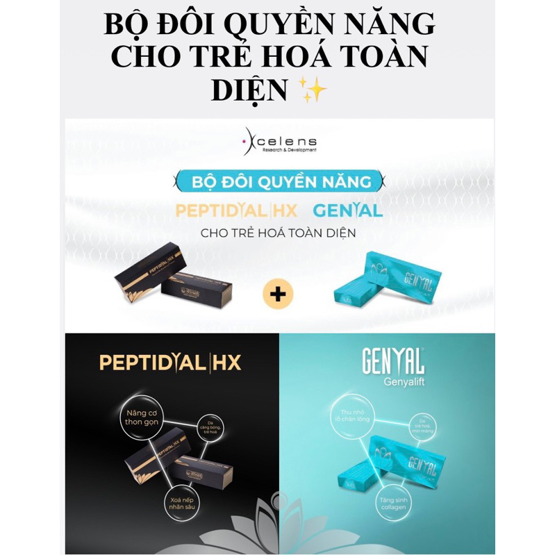 Genyalift Skin Booster thu nhỏ lỗ chân lông,trẻ hóa Hộp 1ml