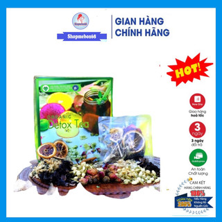 DETOX TRÁI CÂY ORGANIC MẸ KEN (30 gói -  tặng miếng dán mỡ bụng hàn quốc)